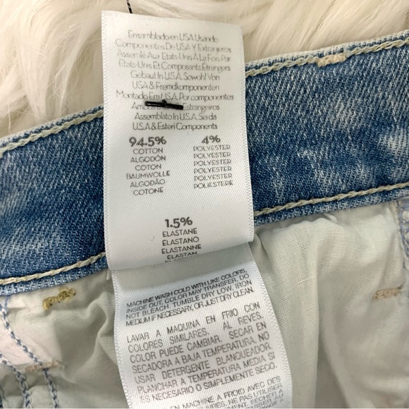 MOTHER Hustler Ankle Chew Jeans in DRINKING BY THE POOL SIZE 25 - Picture 10 of 12